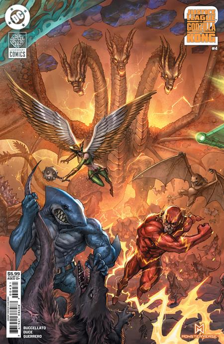 JUSTICE LEAGUE VS GODZILLA VS KONG 2 #4 (OF 7) CVR C ALAN QUAH CARD STOCK VAR
