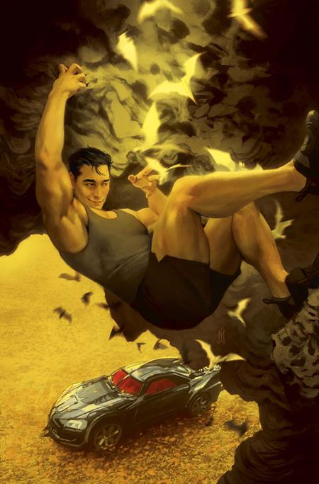 BATMAN AND ROBIN #25 CVR D MIGUEL MERCADO PUMPKIN SPICY CARD STOCK VAR