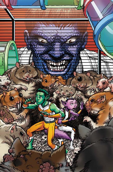 TITANS #27 CVR B CHRIS BURNHAM CARD STOCK VAR