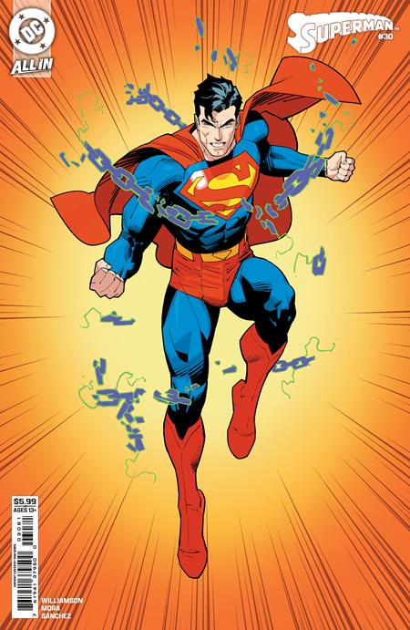 SUPERMAN #30 CVR H DAN MORA CORNER BOX CARD STOCK VAR