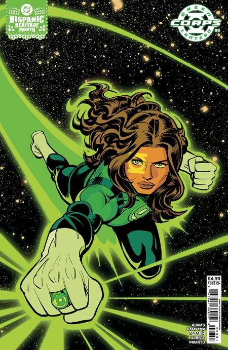 GREEN LANTERN CORPS #8 CVR D LEONARDO ROMERO HISPANIC HERITAGE MONTH JESSICA CRUZ CARD STOCK VAR (STARBREAKER SUPREMACY)