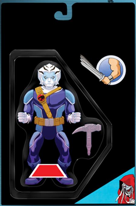 THUNDERCATS #20 CVR I INC 1:10 DREW MOSS ACTION FIGURE VIRGIN VAR