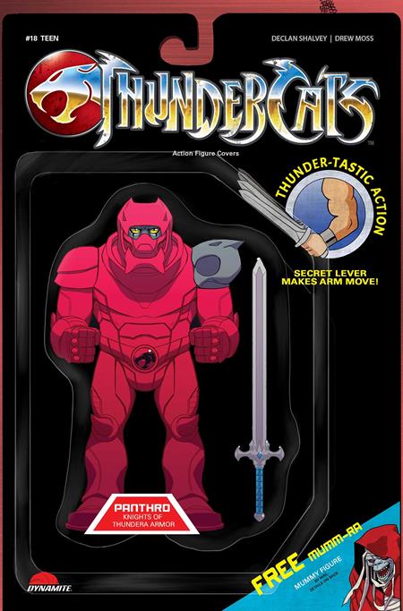 THUNDERCATS #18 CVR F DREW MOSS ACTION FIGURE VAR