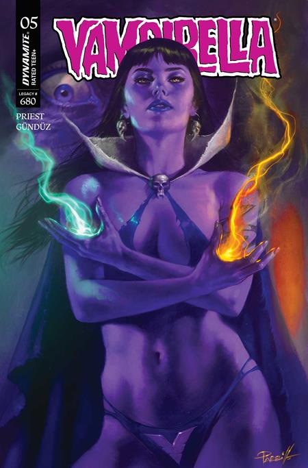 VAMPIRELLA (2025) #5 CVR O LUCIO PARRILLO ULTRAVIOLET FOC BONUS VAR