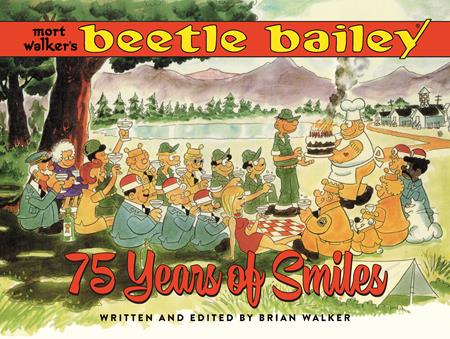 MORT WALKERS BEETLE BAILEY HC 75 YEARS OF SMILES (MR)