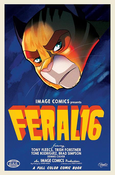 FERAL #16 CVR B TRISH FORSTNER & TONY FLEECS MOVIE POSTER HOMAGE VAR