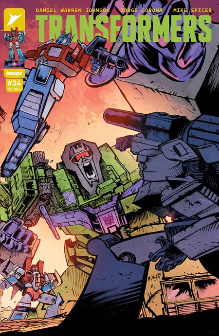 TRANSFORMERS #24 CVR F DANIEL WARREN JOHNSON & MIKE SPICER WRAPAROUND VAR