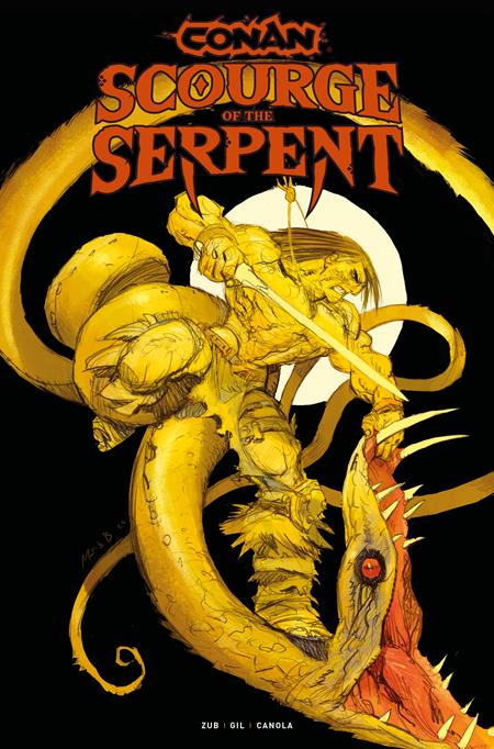 CONAN THE BARBARIAN SCOURGE OF THE SERPENT #1 (OF 4) CVR D MATIAS BERGARA VAR (MR)