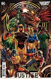 JUSTICE SOCIETY OF AMERICA #8 (OF 12) CVR B TONY HARRIS CARD STOCK VAR