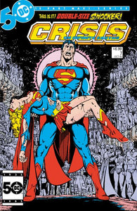 CRISIS ON INFINITE EARTHS #7 FACSIMILE EDITION CVR B GEORGE PEREZ FOIL VAR