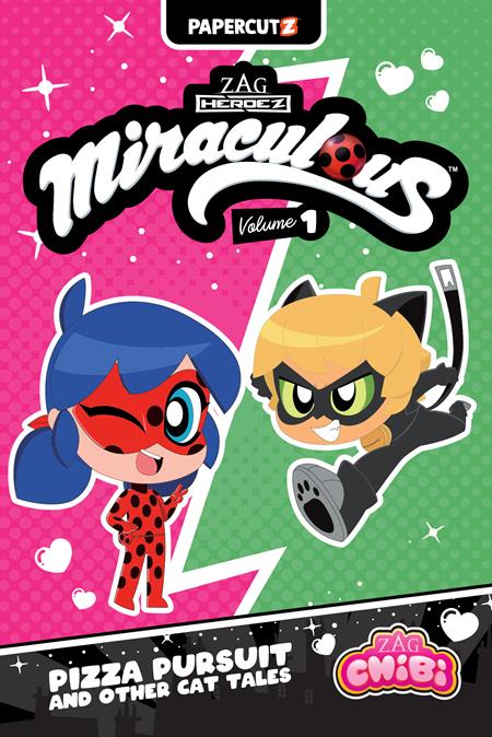 MIRACULOUS LADYBUG CHIBI TP VOL 1 PIZZA PURSUIT & OTHER CAT TALES
