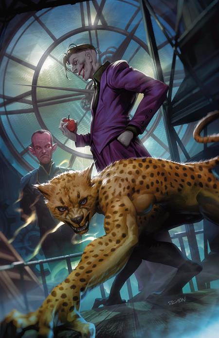 JUSTICE LEAGUE UNLIMITED #12 CVR C DERRICK CHEW CARD STOCK VAR (DC K.O.)