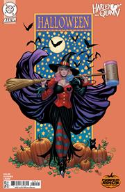 HARLEY QUINN #55 CVR E FRANK CHO PUMPKIN SPICY CARD STOCK VAR