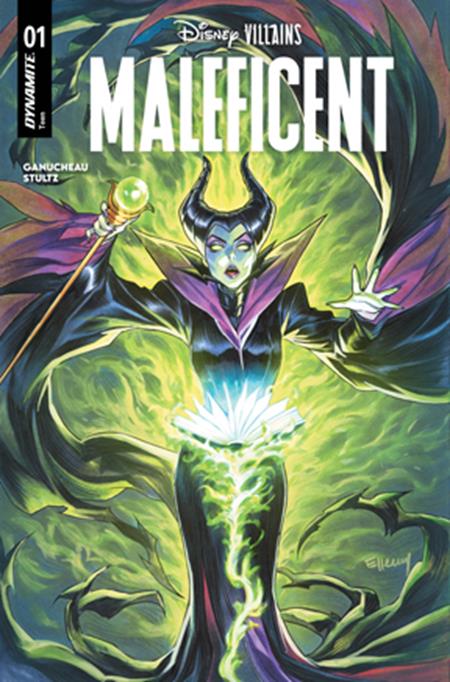 DISNEY VILLAINS MALEFICENT #1 CVR B ELLERY SANTOS VAR