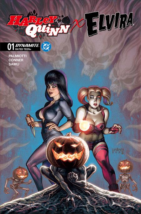 HARLEY QUINN X ELVIRA #1 CVR C JOSEPH MICHAEL LINSNER VAR