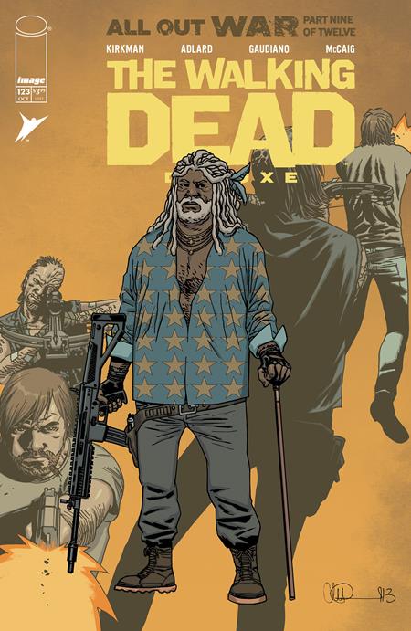 WALKING DEAD DELUXE #123 CVR B CHARLIE ADLARD & DAVE MCCAIG VAR (MR)