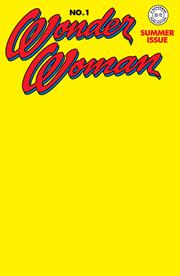 WONDER WOMAN #1 (1942) FACSIMILE EDITION CVR C BLANK CARD STOCK VAR