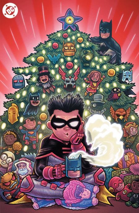 BATMAN SANTA CLAUS SILENT KNIGHT RETURNS #1 (OF 5) CVR C DAN HIPP DC HOLIDAY SURPRISE RUB AND SMELL POLYBAG VAR