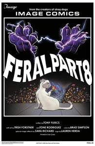 FERAL #8 CVR B TONY FLEECS & TRISH FORSTNER HOMAGE VAR