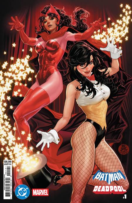 DC MARVEL BATMAN DEADPOOL #1 (ONE SHOT) CVR D MARK BROOKS ZATANNA SCARLET WITCH CARD STOCK VAR