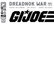 GI JOE #13 CVR G BLANK SKETCH VAR