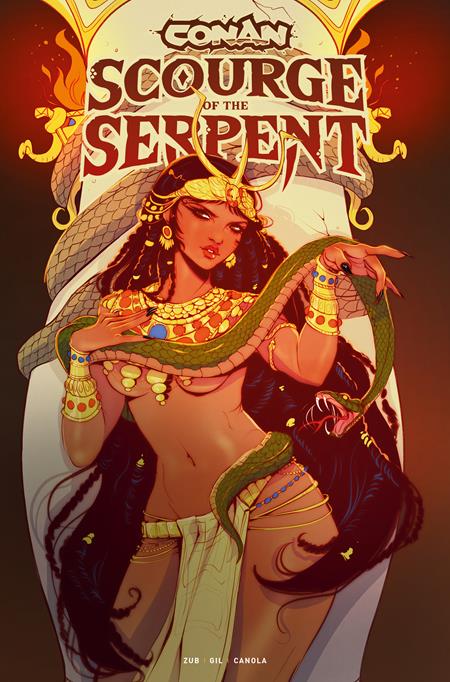 CONAN THE BARBARIAN SCOURGE OF THE SERPENT #3 (OF 4) CVR D ASHLEIGH IZIENICKI VAR (MR)