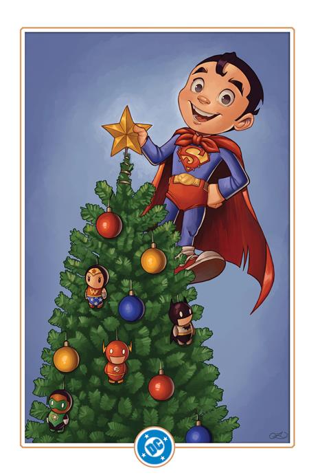 SUPERMAN #21 CVR E CHRISSIE ZULLO DC WINTER WONDERLAND CARD STOCK VAR