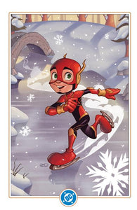 FLASH #16 CVR D CHRISSIE ZULLO DC WINTER WONDERLAND CARD STOCK VAR