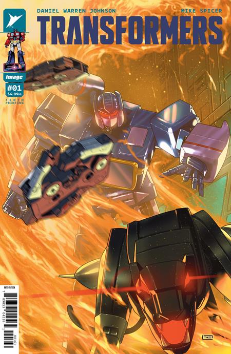 TRANSFORMERS #1 Tenth Printing Cvr F Taurin Clarke Var