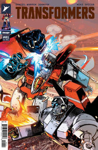 TRANSFORMERS #1 Tenth Printing Cvr J Andrei Bressan & Adriano Lucas Starscream Connecting Var