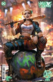 HARLEY QUINN #36 CVR E DERRICK CHEW SUICIDE SQUAD KILL ARKHAM ASYLUM HARLEY QUINN CARD STOCK VAR