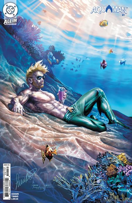 AQUAMAN #1 CVR F INC 1:25 SALVADOR LARROCA CARD STOCK VAR