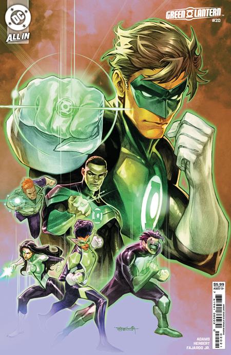 GREEN LANTERN #20 CVR B STEPHEN SEGOVIA CARD STOCK VAR
