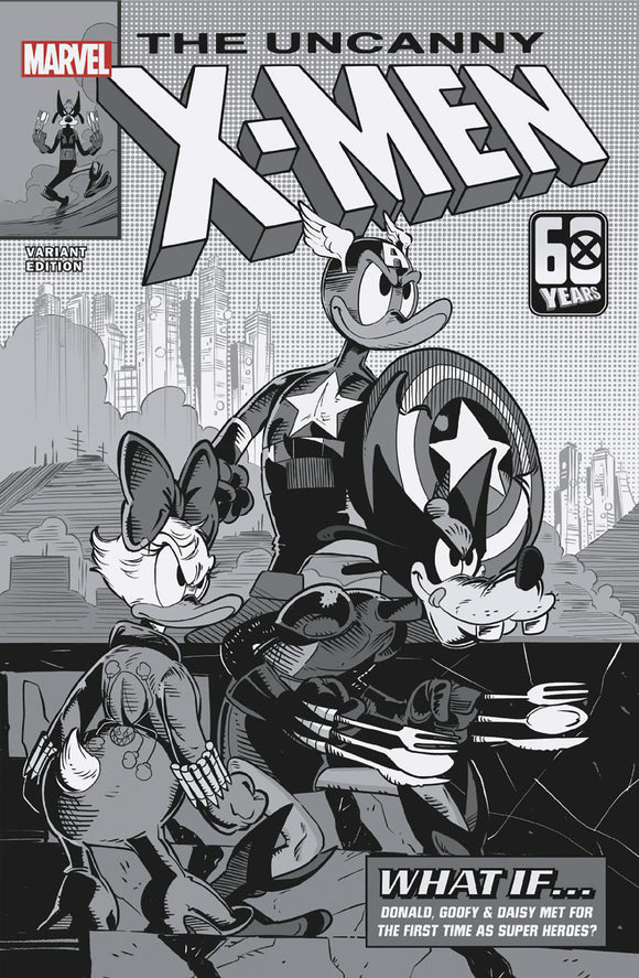 AMAZING SPIDER-MAN #59 GIADA PERISSONOTTO DISNEY WHAT IF? BLACK AND WHITE VARIANT