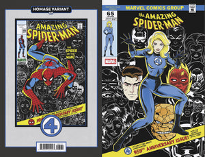 AMAZING SPIDER-MAN #65 LUCIANO VECCHIO FANTASTIC FOUR HOMAGE VARIANT