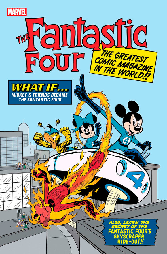 FANTASTIC FOUR #28 FRANCESCO D'IPPOLITO DISNEY WHAT IF? FANTASTIC FOUR HOMAGE VA RIANT