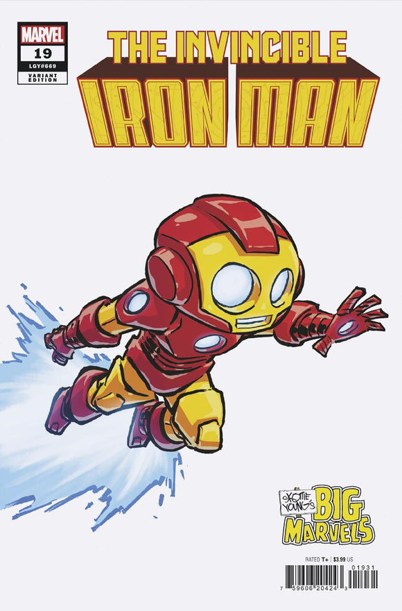 INVINCIBLE IRON MAN #19 SKOTTIE YOUNG'S BIG MARVEL VARIANT