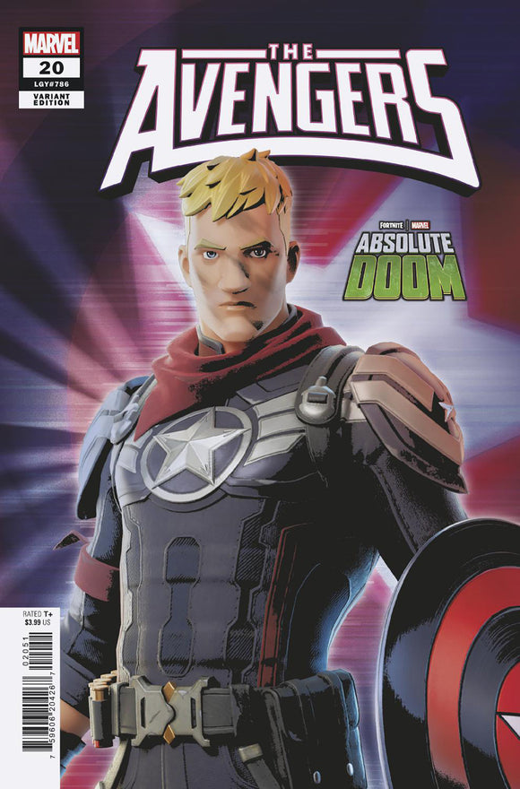 AVENGERS #20 EPIC GAMES MARVEL FORTNITE CAPTAIN JONES VARIANT