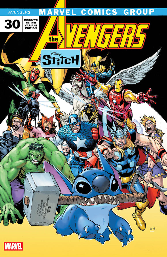 AVENGERS #30 HUMBERTO RAMOS DISNEY STITCH VARIANT