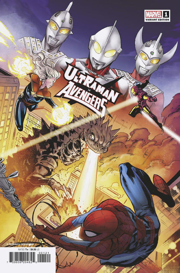 ULTRAMAN X THE AVENGERS #1 FRANCESCO MANNA VARIANT