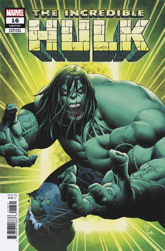 INCREDIBLE HULK #16 PAULO SIQUEIRA VARIANT