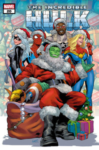 INCREDIBLE HULK #20 GREG LAND WINTER HOLIDAY VARIANT