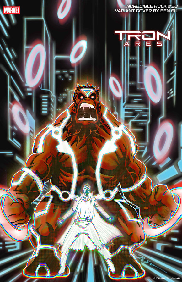 INCREDIBLE HULK #30 BEN SU TRON: ARES VARIANT