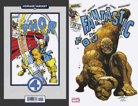 IMMORTAL THOR #19 GERARDO SANDOVAL FANTASTIC FOUR HOMAGE VARIANT