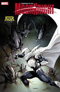 VENGEANCE OF THE MOON KNIGHT #7 STEPHEN SEGOVIA MARVEL VS. ALIEN VARIANT [BH]