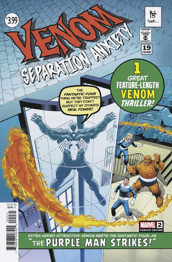 VENOM: SEPARATION ANXIETY #2 PAULO SIQUEIRA HOMAGE VARIANT