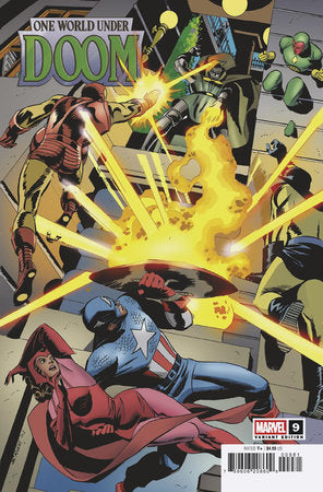 ONE WORLD UNDER DOOM #9 STEVE RUDE VARIANT