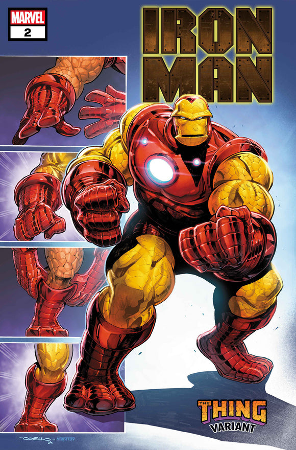 IRON MAN #2 IBAN COELLO THE THING! VARIANT