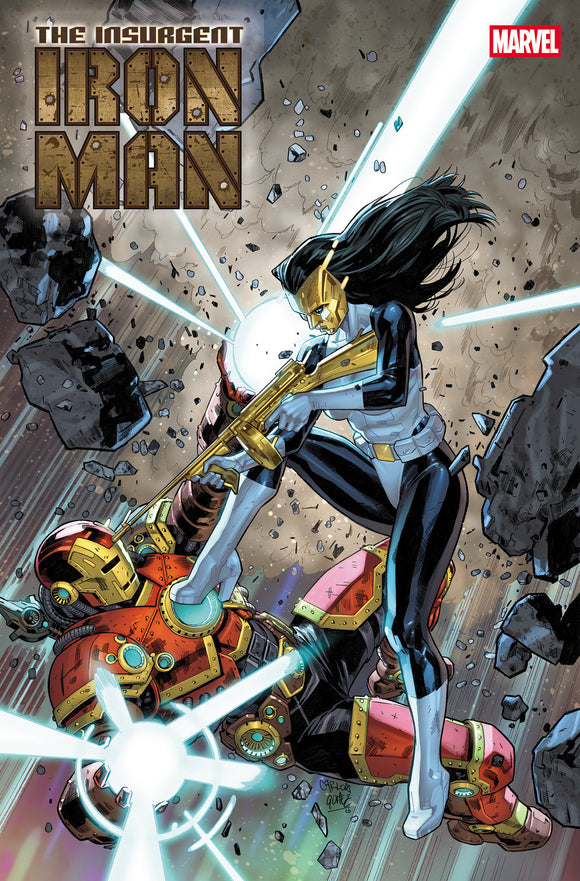IRON MAN #9 CARLOS GOMEZ BRING ON THE BAD GUYS VARIANT