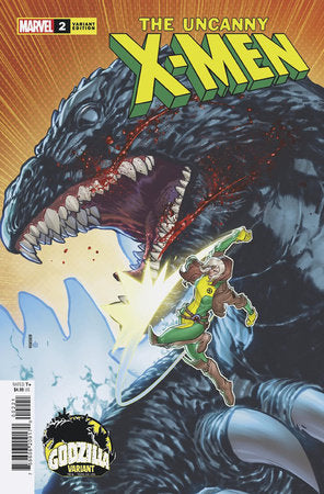 UNCANNY X-MEN #2 DAVID BALDEON GODZILLA VARIANT